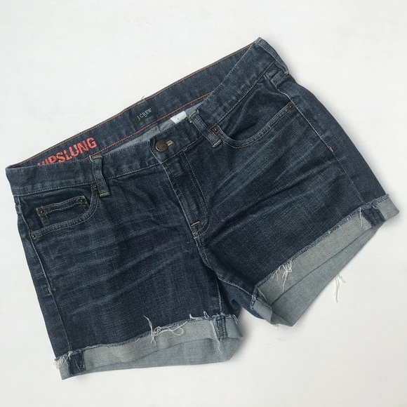 J. Crew Pants - J. Crew frayed jean denim shorts
